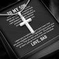 Stainless Cross Necklace w/ MC