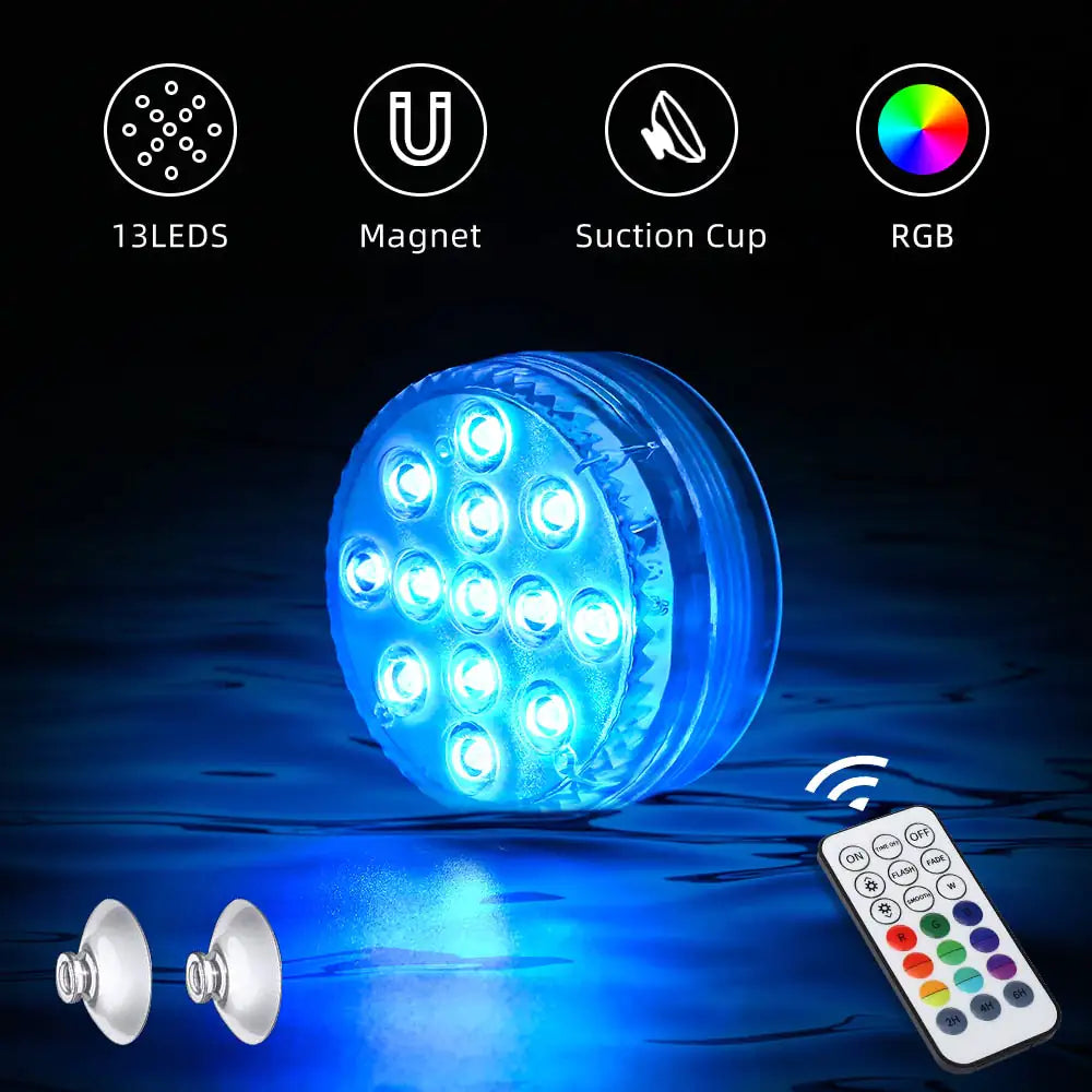 RGB LED Underwater Swimming Pool Light