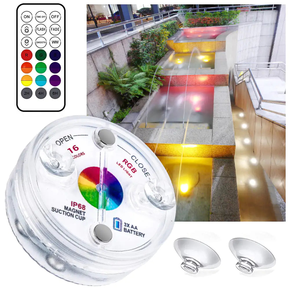 RGB LED Underwater Swimming Pool Light