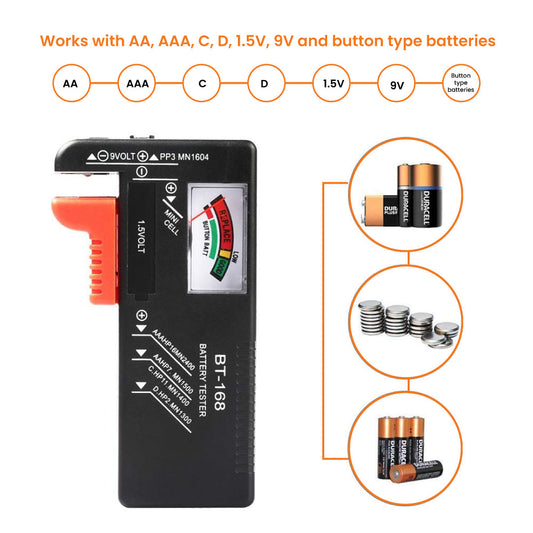 Battery Tester Checker Universal